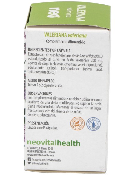 Valeriana Microgranulos Neo 45Cap.