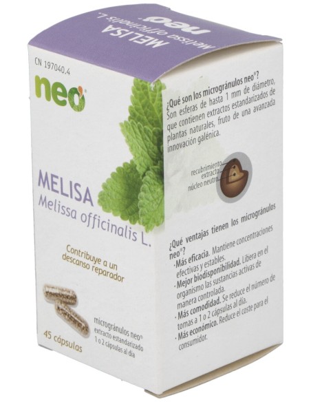 Melisa Microgranulos Neo 45Cap.