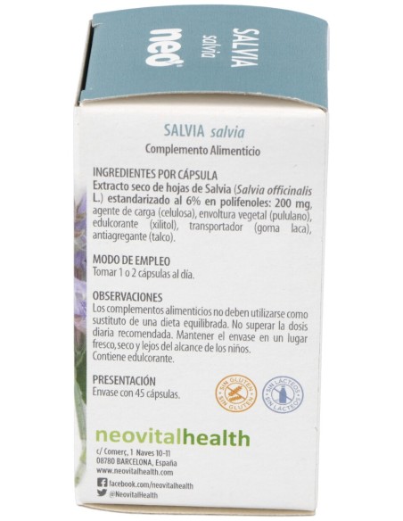 Salvia Microgranulos Neo 45Cap.