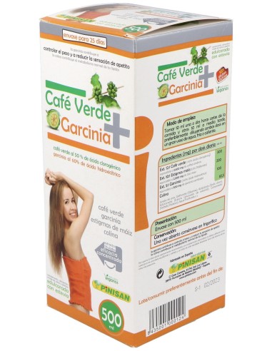 Pinisan Café Verde Con Garcinia 500Ml