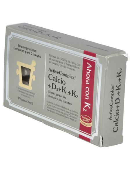 Active Complex Calcio+D3+K 60 Comp Pha