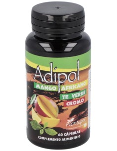 Plantapol Adipol Mango Africano, Te Verde, Cromo 60 Capsulas