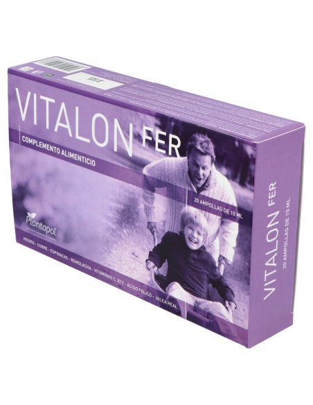 Vitalon Fer (J.Real+Hierro+Oligoelementos) 20Amp.