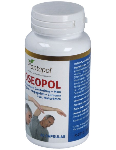Plantapol Oseopol Glucosamina + Condroitina + Msm + Colageno + H