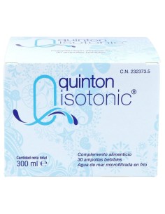 Quinton Isotonic 30 Ampollas Bebibles X 10Ml