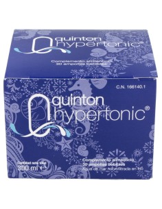Quinton Hipertonic 30 Ampollas Bebibles