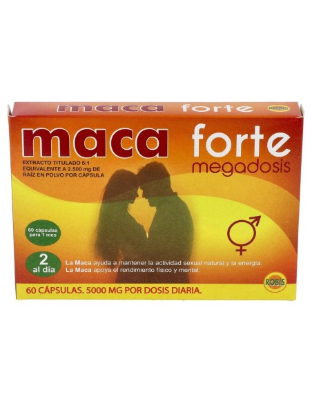 Robis Maca Forte Megadosis 5000Mg 60Caps