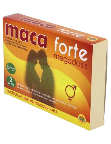 Robis Maca Forte Megadosis 5000Mg 60Caps