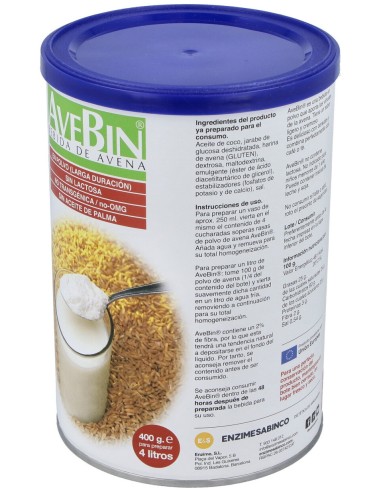 Sabinco Avebin Bebida Avena Polvo 400G