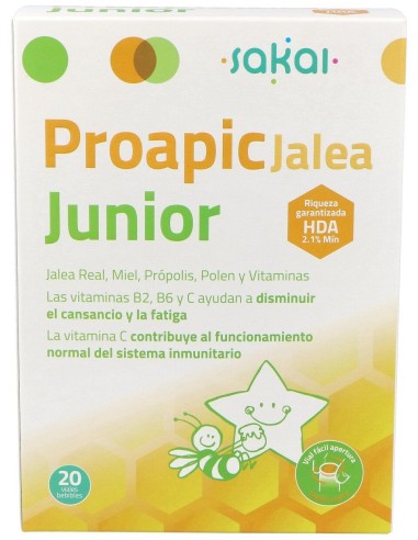 Proapic Jalea Real Infantil-Junior 20Amp.