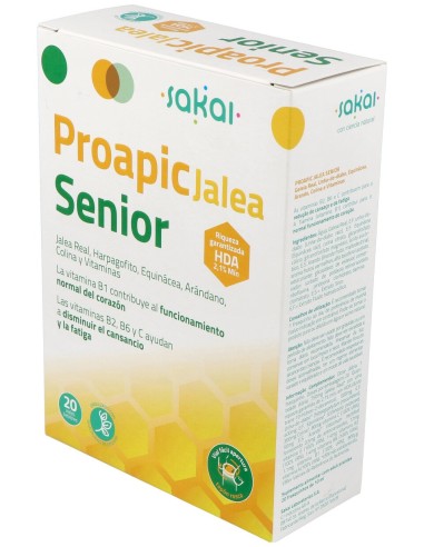 Proapic Jalea Real Senior 3ª Edad 20Amp.