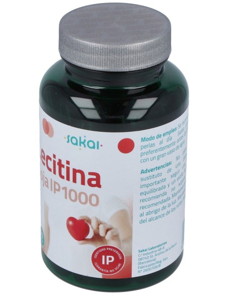 Sakai Lecitina Soja Ip 1000Mg 90 Perlas