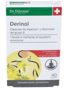 Derinol (Deprinol) (Hiperico) 40Cap. Dr.Dunner