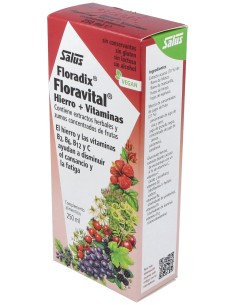 Floradix® Floravital® Hierro+Vitaminas 250Ml