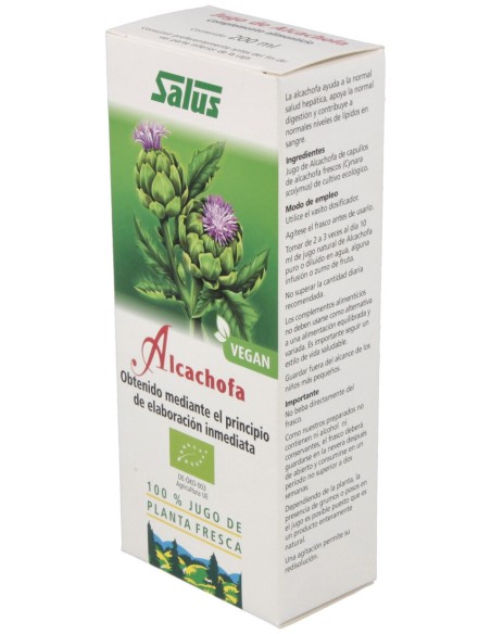 Jugo De Alcachofa 200Ml. Schoenenberger
