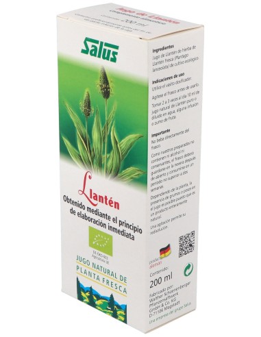 Jugo De Llanten 200Ml. Schoenenberger