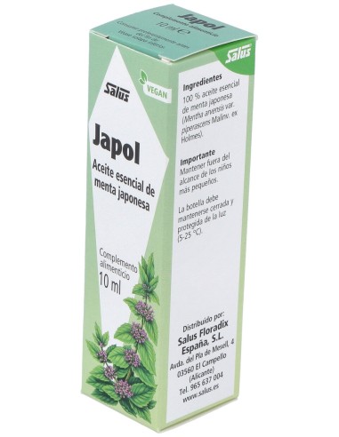 Japol Esencia Menta Japonesa 10Ml Schoenenberger