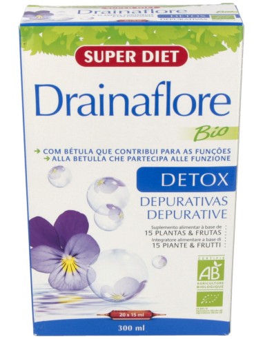 Super Diet Drainaflore 20X15Ml