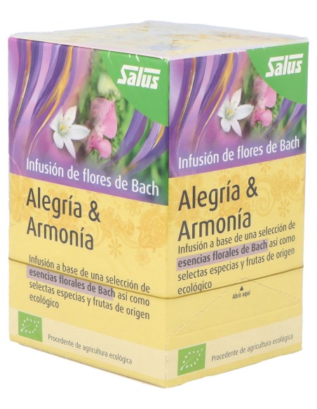 Infusion Flores Bach Alegria Y Harmonia 15Sbrs.