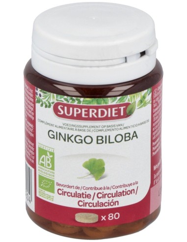 Superdiet Ginkgo Biloba 80Comp
