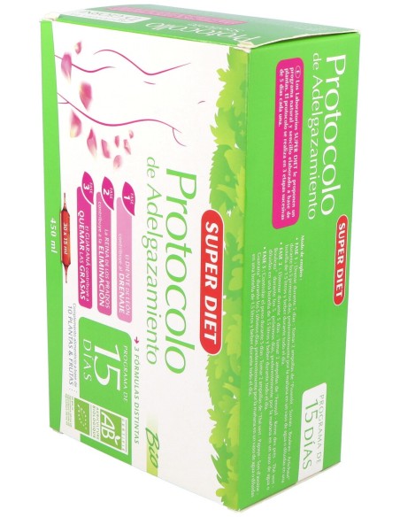Super Diet Protocole Minceur 30 Ampoules De 15Ml
