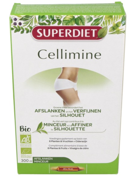 Super Diet Cellimine Piel Naranja 20 Ampollas