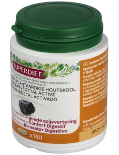 Carbon Vegetal Activado 150Cap. Agbio