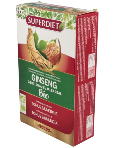 Jalea Real + Ginseng 20 Ampollas (Dimanatur)