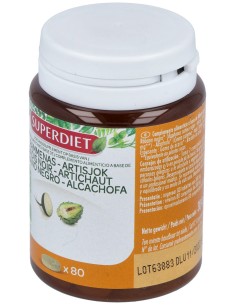 Super Diet Radis Noir Artichaut Bio 80 Comprim?S