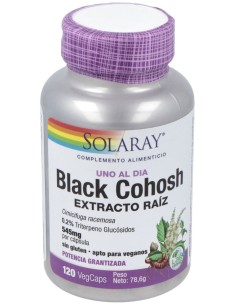 Solaray Black Cohosh 540Mg 120Caps