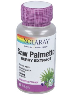 Solaray Saw Palmetto 60 Perlas