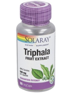Solaray Triphala 500Mg 60Caps