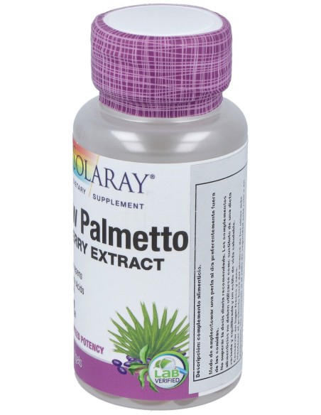 Solaray Saw Palmetto 60 Perlas