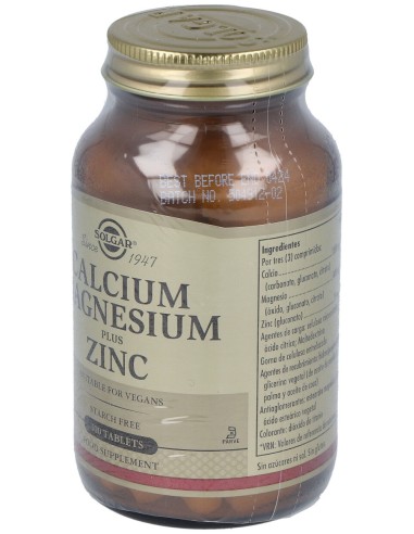 Calcio Magnesio Plus Zinc 100Com