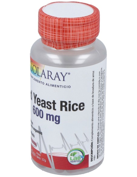 Red Yeast Rice (Levadura Roja De Arroz) 45Cap.