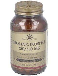 Colina Inositol 250/250Mg. 50Cap
