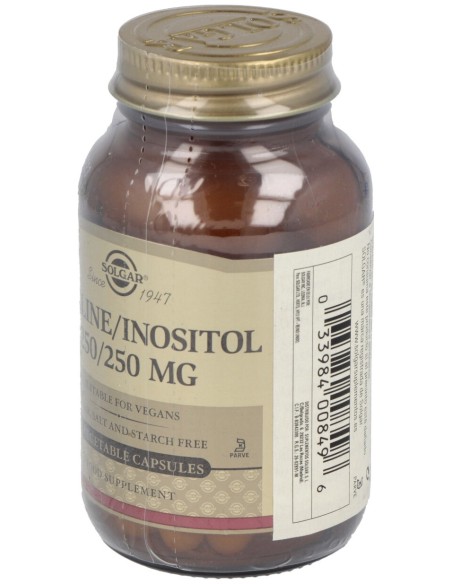 Colina Inositol 250/250Mg. 50Cap