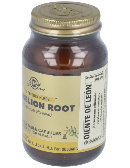 Diente Leon (Dandelion) 520Mg. Fp 100Cap.