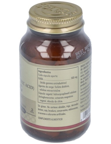 Gaba 500Mg. 50Cap.