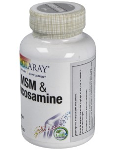 Solaray Msm Glucosamina 60 Cap