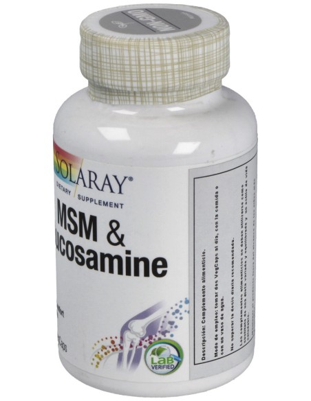 Solaray Msm Glucosamina 60 Cap