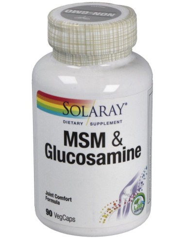 Solaray Msm Glucosamina 60 Cap