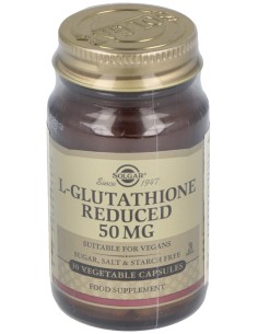 L-Glutation 50Mg. 30Vegicaps