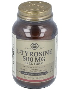 L-Tirosina 500Mg. 50Cap.