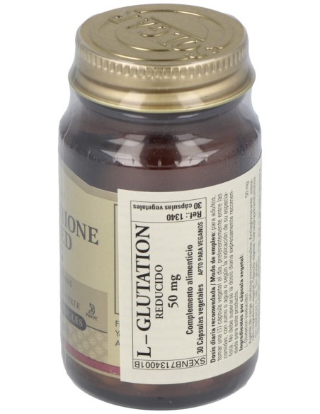 L-Glutation 50Mg. 30Vegicaps