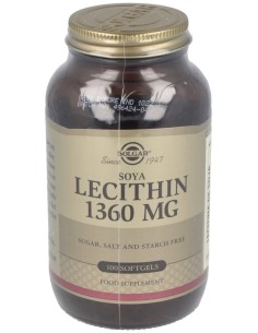 Lecitina De Soja 1360Mg. 100Perlas