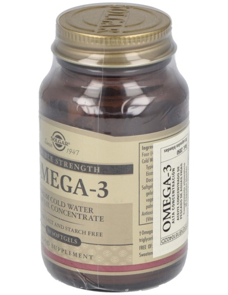 Omega 3 Alta Concentracion Double Strength 30Perla