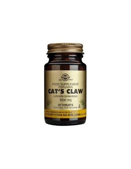 Uña Gato Cats Claw (Uncaria Tom) 1000Mg 30Comp.