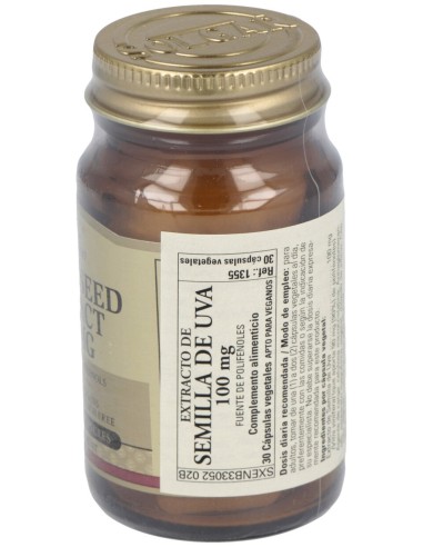Semilla Uva Grape Seed 100Mg 30C