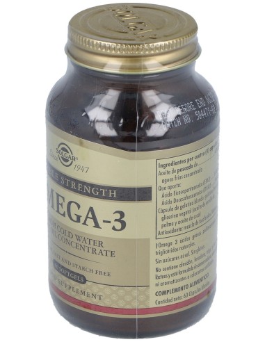 Omega 3 Alta Concentracion Double Strength 60Perla